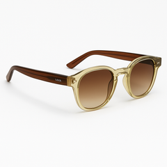 Modern-Retro Style  Gradient brown tinted lense glass  Unisex